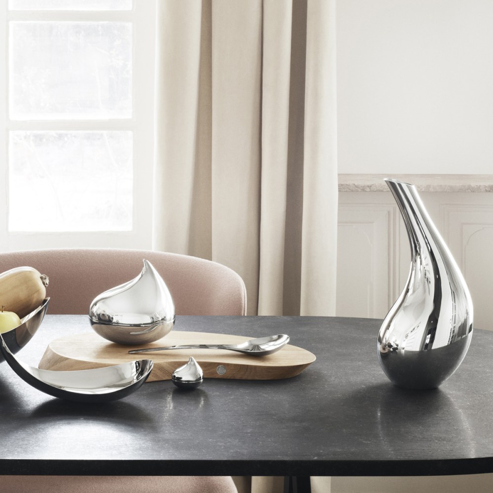 BLOOM serving spoon set 2 pcs. in stainless steel | Georg Jensen